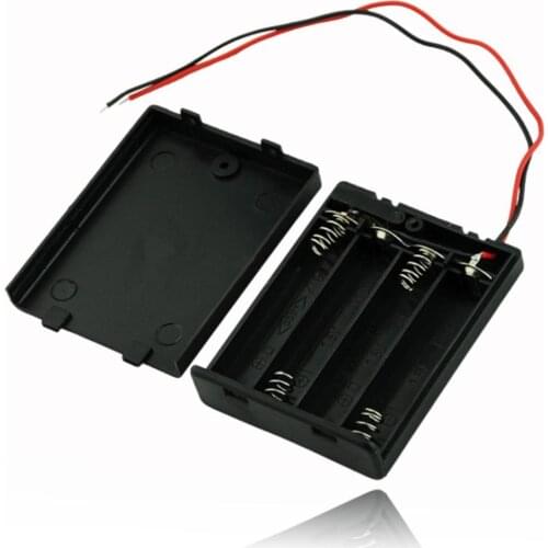 YCDC DIY Storage Box Holder Case High Quality 3x AA Battery Storage Case Box Clip Holder For 3 X AAA Rechargeable Battery