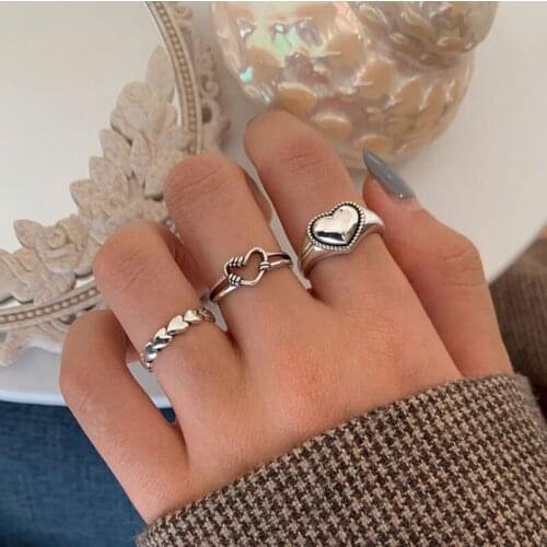 VENTFILLE 925 Sterling Silver Finger Rings New Fashion Creative Geometric Birthday Party Jewelry Gifts
