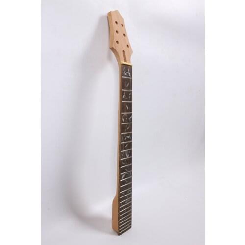 24 fret mahogany made and rosewood fingerboard 24.75 inch 1 pcs Electric Guitar Neck Solid wood
