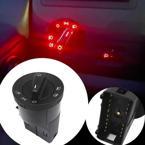 3BD941531A For VW Bora Golf 4 1998-2005 Passat B5 Polo Lupo Sharan Transpoter Car Headlight Control Switch Fog Light Knob