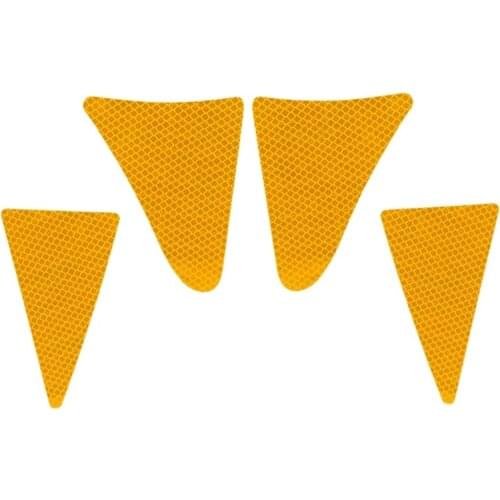 4PCS Car Door Reflective Warning Stickers for Tesla Model Y Safety Warning Mark Open High Reflective Strips