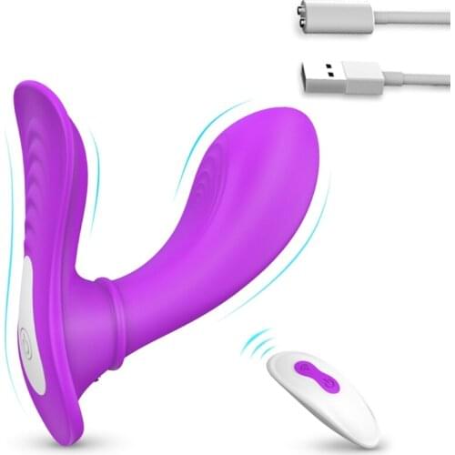 A6HF 9 Frequency Wearable G Spot Vibrator Remote Control Dual Motors Stimumator Rechargeable Massager Adult Sex Toy for Women