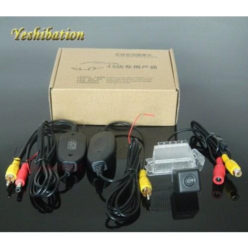 Yeshibation Wireless RCA/AUX Video Transmitter Receiver Kit For Ford Focus Hatchback 2009~2014 Car DVD Monitor Rear View