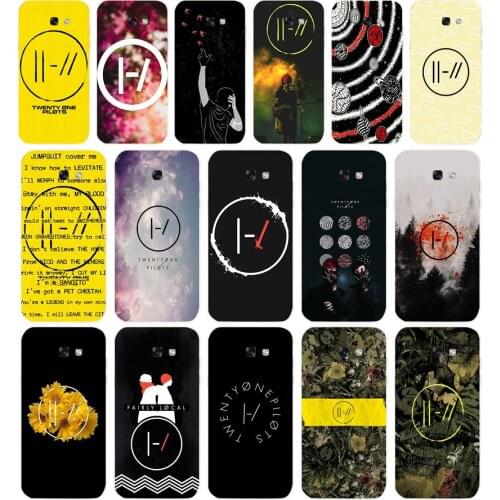 40 HyrCase Twenty One Pilots 21 Soft Silicone Tpu Cover phone Case for Samsung Galaxy A5 2015 2016 A7 2017 A8 Plus A9 2018 A80