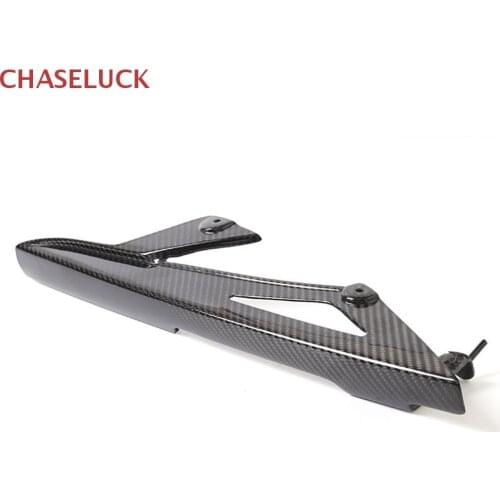 For Kawasaki Z1000 10-16 & ZX10R 06-07 Carbon Rear Mud Cover Panel Cowl Chain Protector Guard Protector Decoration Moulding Trim