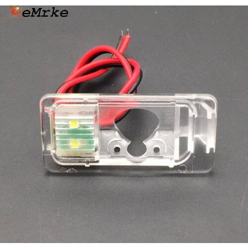 EEMRKE Car Rear Camera Bracket Mount License Plate Lights Housing for Great Wall Haval H2 H6 H7 / H6 Coupe