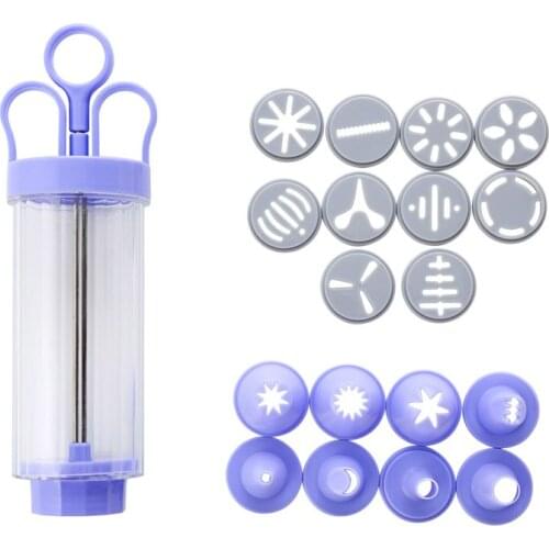 Kitchen Cookie Biscuit Machine Decorating Tool Cookie Presses Icing Nozzle Tool