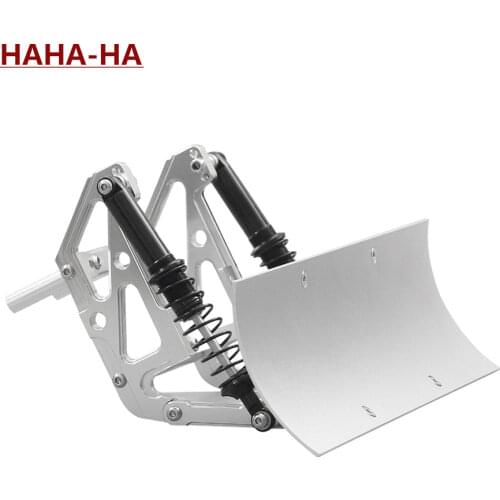 RC Car Blade Snow Plow Metal Snow Shovel for 1/10 RC Crawler Axial SCX10 90046 Traxxas TRX 4 TRX6 RGT 86100