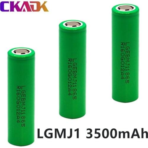 10PCS 100%Original MJ1 3.7v 3500mah 18650 Lithium Rechargeable Battery for Flashlight batteries for 18650 LG MJ1 3500mah battery