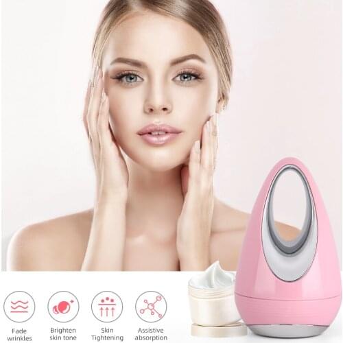Mini Microcurrent Face Lift Device Skin Tightening Vibration Massager LED Photon Essence Rejuvenation Skin Care Wrinkle Removal