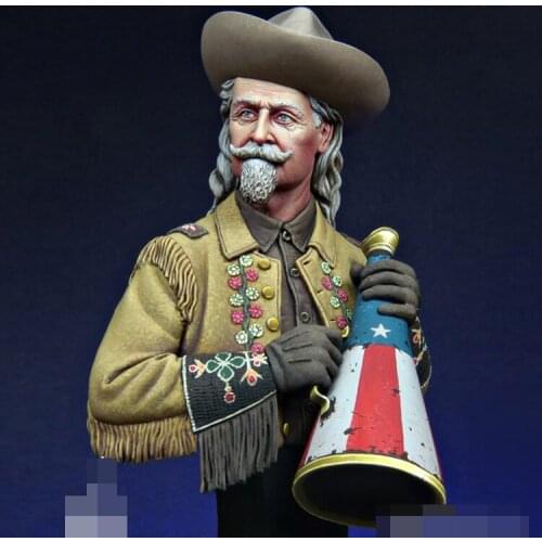 1/12 Resin Model Bust GK, William Frederick Cody “Buffalo Bill”, 1906, Unassembled and unpainted kit
