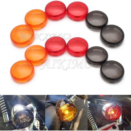 Motorcycle Turn Signal Light Lens Cover Compatible For Harley Sportster Street Glide Road King Softail