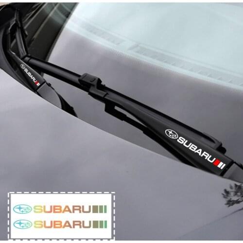 Auto Window Wiper Stickers For Subaru STI Impreza Forester Tribeca Outback mblems Waterproof Decal Vinyl Film DIY Decoration