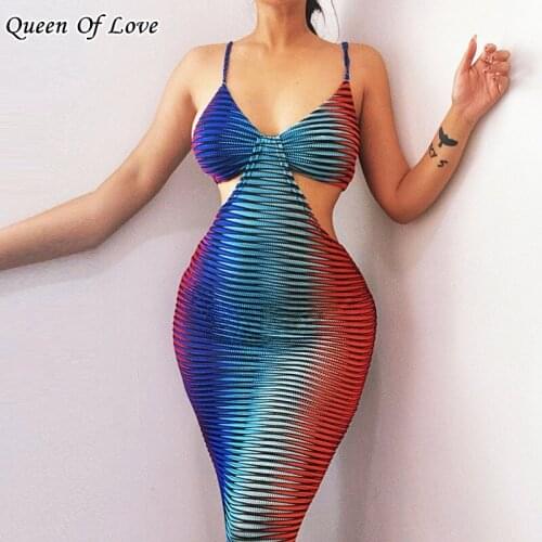 Spaghetti Strap Backless Sexy Maxi Long Dress Off Shoulder Bodycon Cut Out High Waist Summer Club Party Dresses Women Vestidos