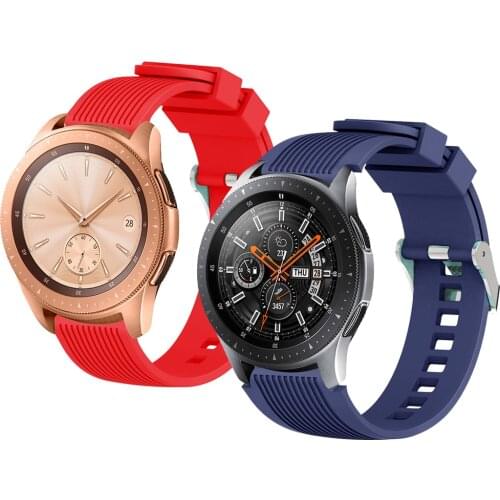 New 22mm 20mm silicone band for Samsung Galaxy Watch 46mmm/Gear S3 /Huawei Watch 46mm 42mm/Huami Amazfit GTR 47mm/42mm strap