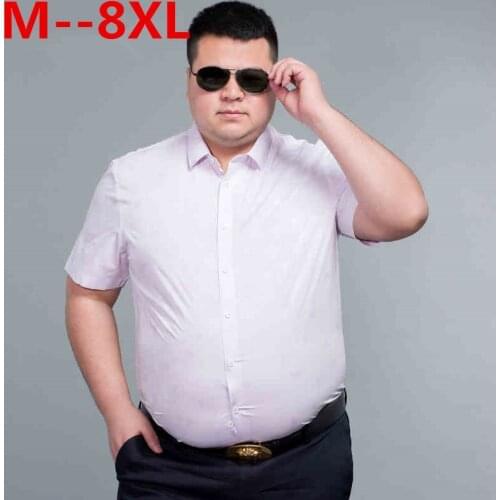 Plus big 10XL 9XL 8XL 6XL 5XL New Arrival Men Shirt Fashionable Casual Male Brand Clothing Printed Loose Camisa Social Masculina