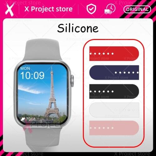 SmartWatch Silicone silica gel strap bands For DT100 pro plus pk HW22 M16 M26 T500 W26 W46 AK76 X7 FK88 pro series 6 smart watch