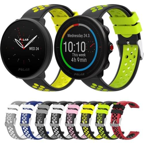 Silicone Sport Replacement Breathable Band For POLAR Vantage M2 strap for POLAR IGNITE 2/UNITE & Grix X Watchbands