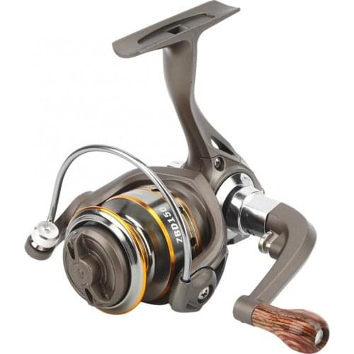 Spinning Reel 5.2:1 Fishing Reel All Metal Durable 13+1BB Bearing Mini Spinning Reel Fishing Line Wheel Accessory