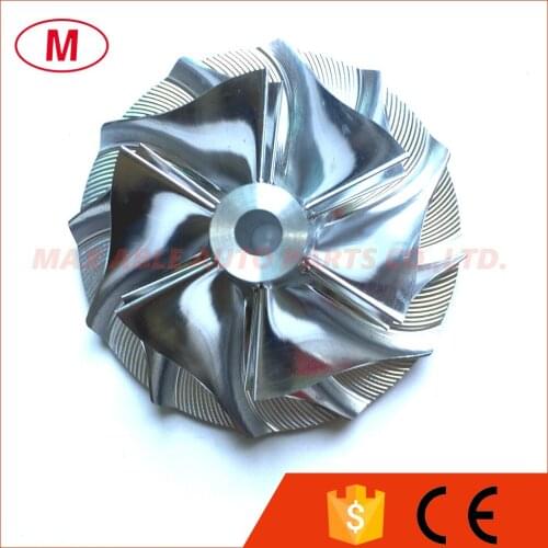 T04E 16G 48.20/68.01mm 6+6 blades Forward Racing Turbo Billet Compressor wheel/Aluminum 2618/Milling compressor wheel