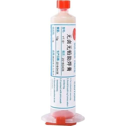 YT-50 10G halogen-free lead-free High-End Electronic Welding Repair Solder Paste Flux Welding Grease Repair Solder oil BGA PCB