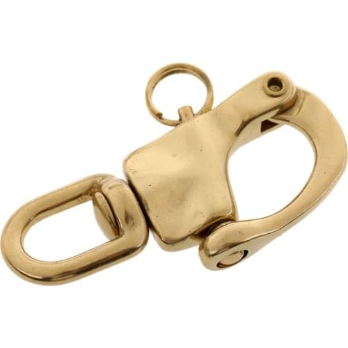 Snap Shackle with Small Swivel Bail Boat Yacht Hardware for Sailboat Halyard