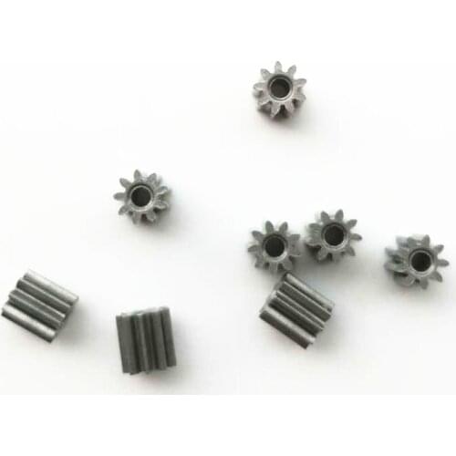 10pcs Model Airplane Gears DIY four-wheel Drive Vehicle 0.5 Module 9 teeth Inner Diameter 2mm Micro Gear