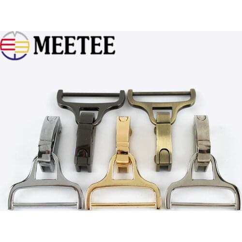 2Sets Women Men Fashion Handbag Metal Clip Buckles Bag Side Decorative Buckle With Screw Hardware Locks DIY Accessories F2-14