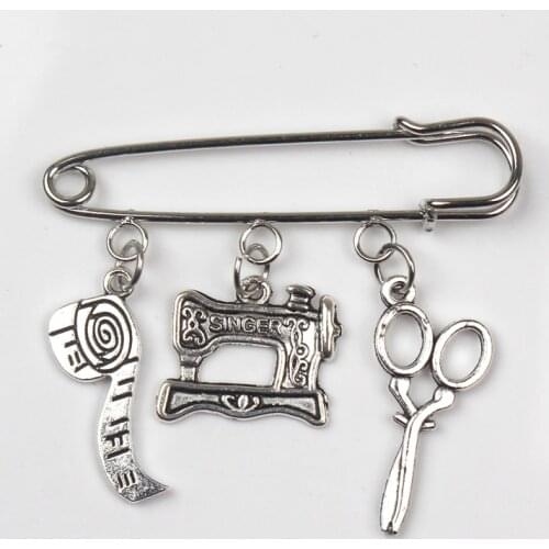 2019 Sewing Machine Brooch, Seamstress Brooch, Quilters Brooch Dres s Elegant