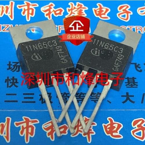 5 Pieces) 11N65C3 SPP11N65C3 TO-220 650V 11A