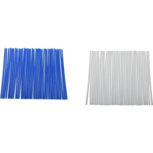 72x Wheel Spoked Wraps Skins Trim Cover Motorcycle Motocross Dirt Bike