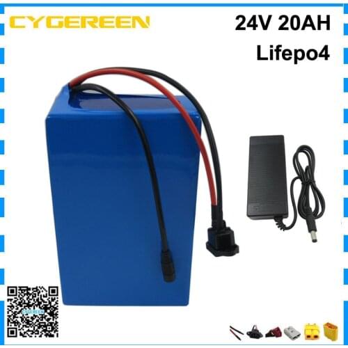 350W 24V 20AH Lifepo4 Ebike battery 24 V 8S 30AH 40AH Electric Scooter Bicycle battery pack 26700 CELL with 29.2V 3A Charger