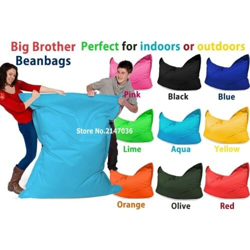 Big brother adults tear resistant bean bag chair, outdoor and indoor both use beanbag