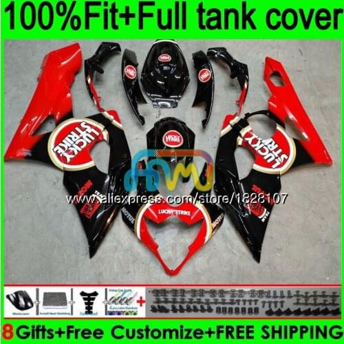 Injection For SUZUKI GSXR1000 K5 GSXR-1000 GSX R1000 98BS.126 GSX-R1000 GSXR 1000 CC 1000CC 05 06 2005 2006 Lucky red Fairings