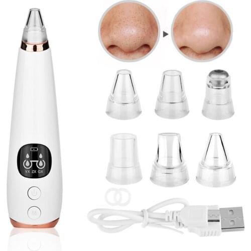 Blackhead Remover Face Deep Nose Cleaner Electric Pore Acne Pimple Removal Vacuum Suction Facial Diamond Beauty Clean Skin Tool