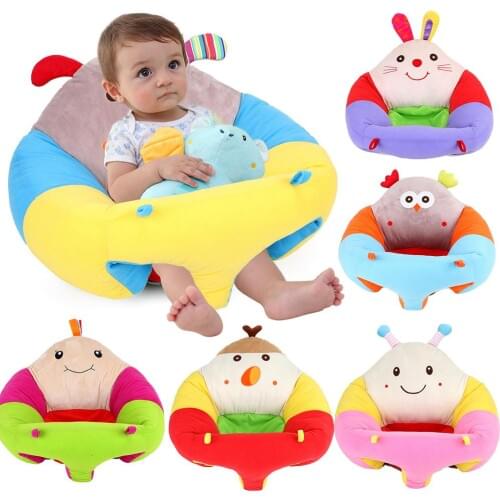 Cartoon Babys Learning Seat Safa Plush Toy Childrens Innovative Comfortable Safe Dining Chair Baby Seat Dropshipping