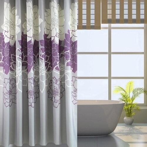 The new large-scale foreign trade mouldproof waterproof bathroom shower curtain 180 * 180 polyester hotel home exclusive bathroo