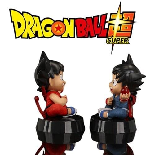 New 10.5cm Imitation Of Japanese Animation Dragon Ball Classic Modeling Children Wukong Holding Dragon Ball Childrens Toy Gifts