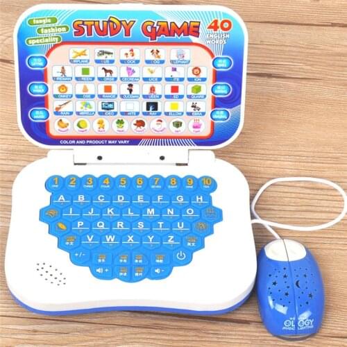 New Child Learning Machine with Mouse Computer Learning Education Machine Tablet Toy Gift Random Color