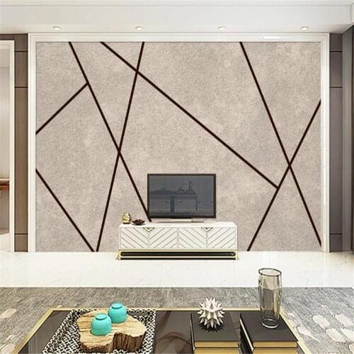 Custom wallpaper mural 3d modern geometric arc marble pattern TV sofa background wallpaper mural