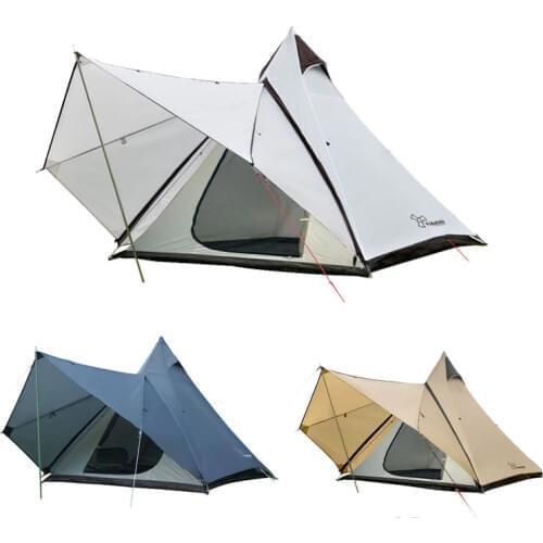 Vidalido Top Grade Luxury Indian Yurt Tent/Large Multiplayer Aluminum Pole Outdoor Camping Double Layer dome tent