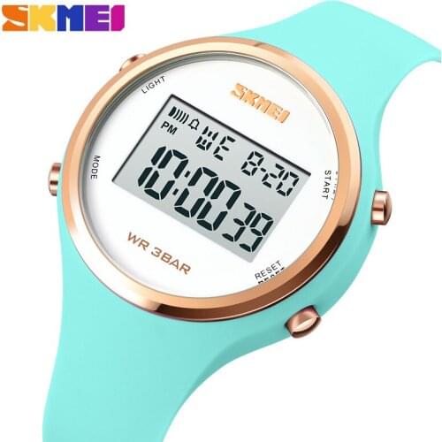 Sports Watches Women Countdown LED Watch Female Clock Alarm Chrono Digital Wristwatches 50M Waterproof reloj mujer SKMEI 1720