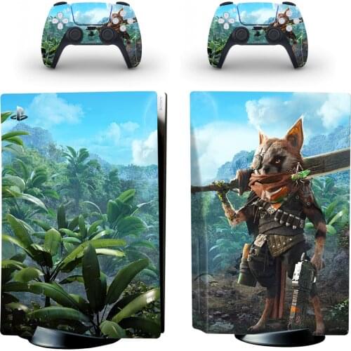 Biomutant PS5 Standard Disc Skin Sticker Decal Cover for PlayStation 5 Console and Controllers PS5 Disk Skin Vinyl