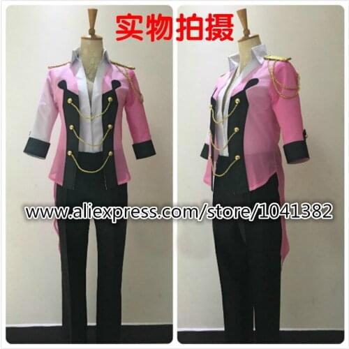 Yuri!!! on Ice Victor Nikiforov cosplay costume school uniform coat shirt pants glove set customized any size