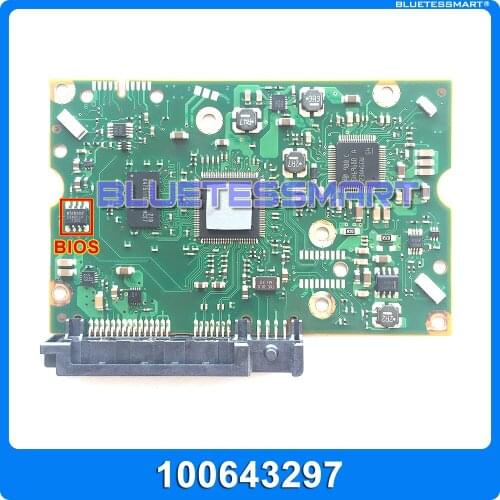 Hard drive parts PCB logic board printed circuit board 100643297 for Seagate 3.5 SATA hdd data recovery hard drive repair