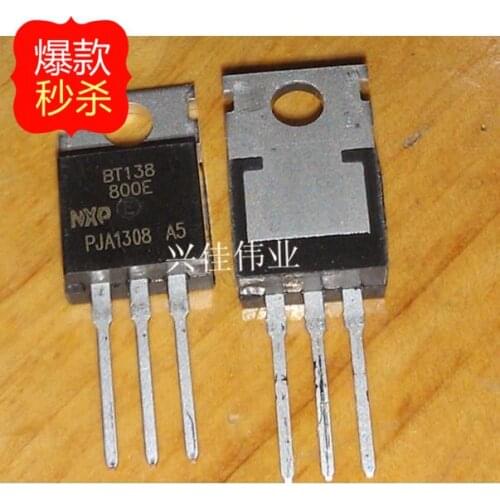 10PCS New BT138-800E TO220 12A 800V TRIAC
