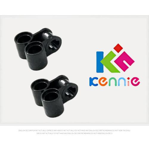 100pcs/lot Kennie DIY MOC Compatible with Hi-Tech accessories NO.32291 bolt cross shaft connection Double round hole coupling