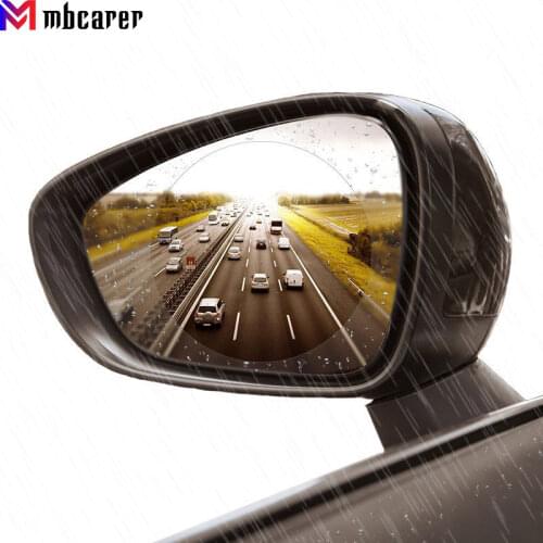 2PCS Car Mirror Window Clear Film Waterproof Rainproof Car Rearview Mirror Protective Film Anti Fog Car Stickers