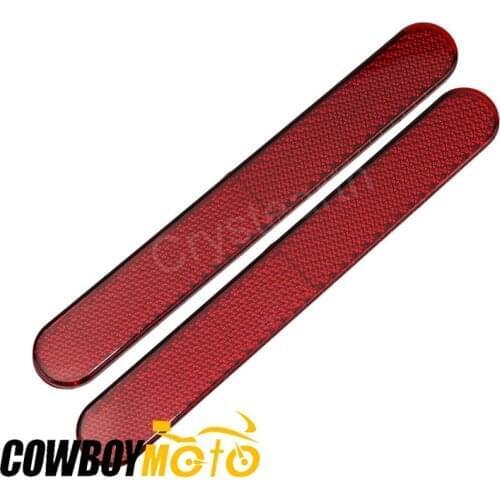 Motorcycle Rear Mudguard Fender Reflector Case Reflective Stickers For Harley Sportster XL 883 1200 2007-2018 2008 2009 2010