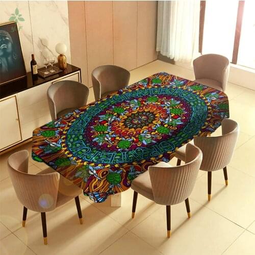 Dancing Terrapins Tablecloth Design Indoor Outdoor Dinning Decor